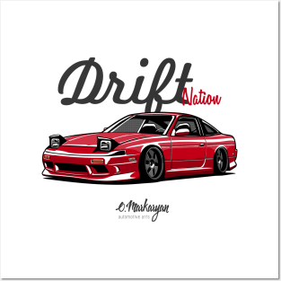 Drift King 240SX Posters and Art